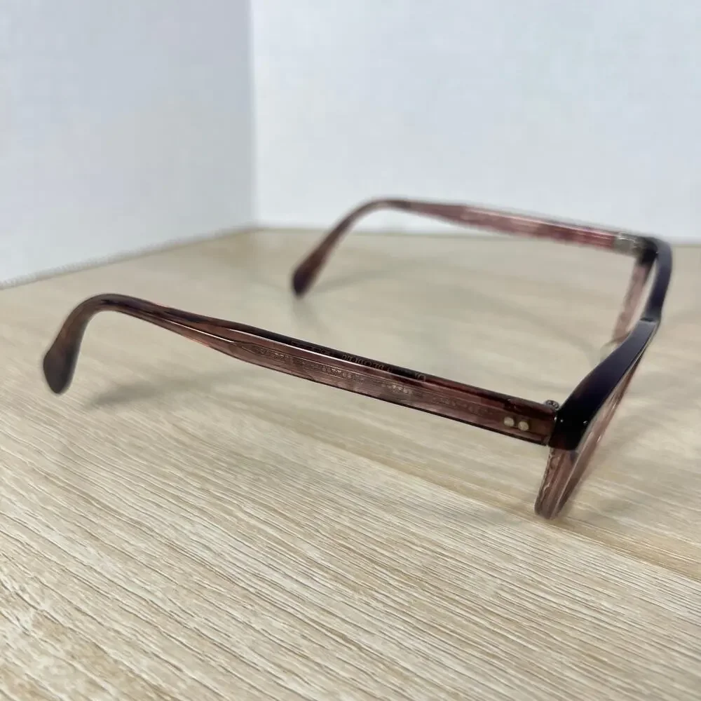 Oliver Peoples OV5224 1418 Ashton Eyeglasses Pink Translucent Frames 52-17-140